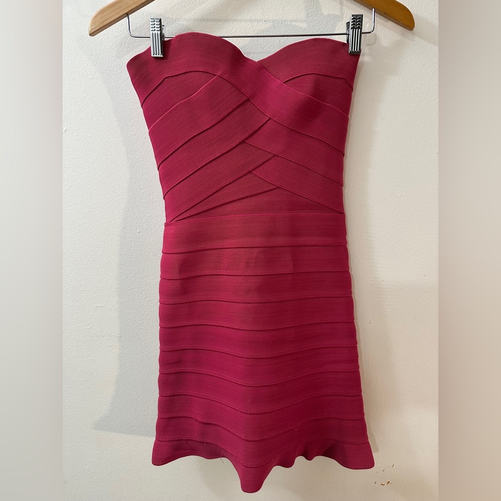 VINTAGE PLEASURE DOING BUSINESS Bandage Sweetheart Dress SIZE XS EXTRA SMALL - Picture 4 of 7